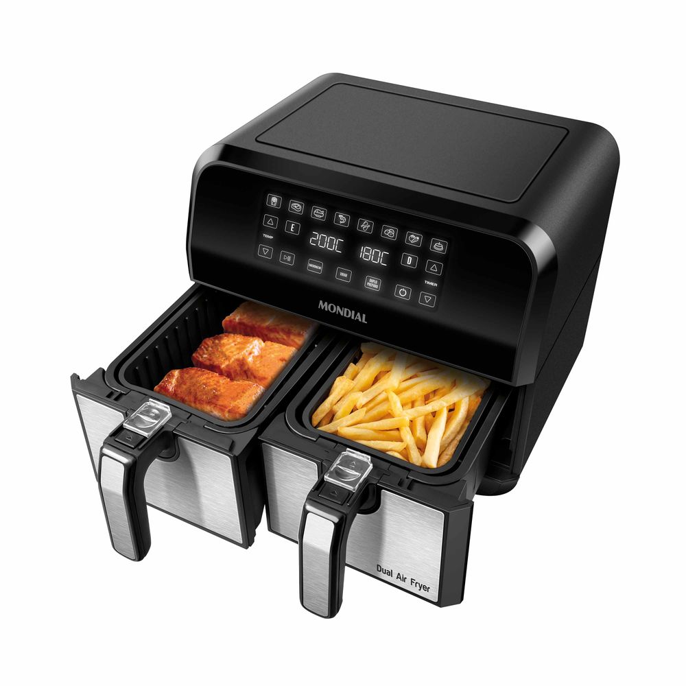 Fritadeira Elétrica Airfryer Dual Mondial 8L - Outlet