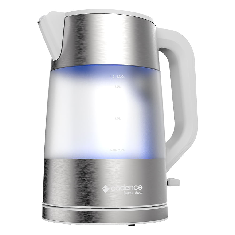 Chaleira Elétrica Cadence Lumini Blanc 1,7L