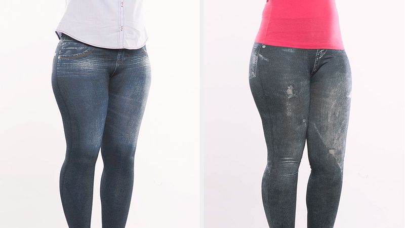 Calça legging hot sale jeans polishop