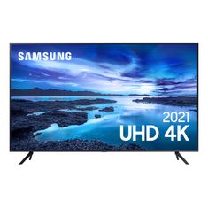 Smart TV Samsung - UHD e Processador Crystal 4K - Tela Sem Limites - Sem Cabos - 50"