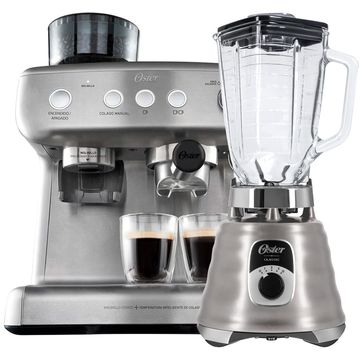 Kit Cafeteira Espresso Xpert e Liquidificador New Osterizer Aço Escova...