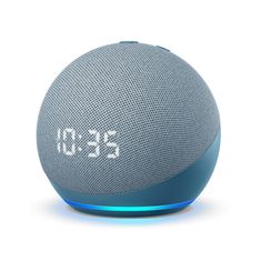 Echo Dot Amazon - Smart Speaker Alexa com Relógio - 4ª Geração